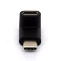 QUANBU 90 Degree Type C Adapter, USB C Male to Female Adapter Upward and Downward Angled USB-C Adaptor USB 3.1 Type-C Connector. 