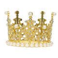 1 Pc Crown Tiara Cake Decoration Rhinestone Crown Baking Decoration DIY Cake Birthday Crown Decoration. 