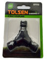Tolsen Three Way Hose Coupling (1/2") 57113  Three Way Hose Pipe Connector. 