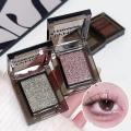 Smoky Glitter Eyeshadow Punk Black Shimmer Pink Mashed Potatoes Texture Cool Monochrome Eye Shadow Palette Pearly Matte Makeup. 