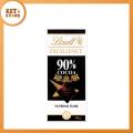 Lindt Excellence Supreme Dark 90% Cacao Chocolate - 100Gm (Imported & Halal) - For Keto Diet. 