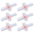 10Pcs Anti Backflow Check Valve One Way PP Plastic Non Return Diaphragm Barb for Air Intake Feed Hose Pipe Fitting. 