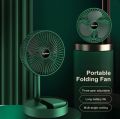 Powerful Rechargeable Table Fan with Height and 3 speed Adjustable Folding Telescopic Table Fan, Table Fans, Table Fan for Office Desk, Table Fan for Home,kitchen. 