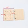 Pack Of 2 Extended Buckle Belt Lengthened Bra Extenders 3 Row and 3 Extension Hooks for Women Brassiere in Black and Skin. 