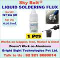 Liquid Soldering Flux-6 ML Each- Sky Bolt Liquid Soldering Flux- Soldering Paste - Steel Soldering. 
