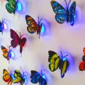 3D Color Changing Butterfly Wall Stickers LED Night Light Decal Art for Party or Bedroom. 