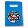 DORAEMON THEME GOODY BAGS FABRIC MATERIAL ( PACK OF 10 ) BIRTHDAY DECORATION SET. 