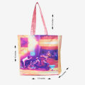 Traverse  Canvas Printed Tote Bag for Women - Market Bag, Cute Tote Bag Aesthetic Purse, Handbag for Work, Book Bag, Accessories, Supplies, Office, School - 16x15 Inches Bags hand bag for girls bags for girls. 