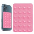Suction Phone Case Mount Hands-Free Mirror Shower Phone Holder Square Anti-Slip Suction Cup Phone Mount For Kitchen Wall Table. 