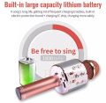 Portable Karaoke Bluetooth Wireless Microphone Speaker Handheld Music Player MIC Singing Recorder KTV Mic. 