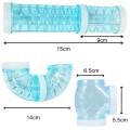 Hamster Tubes, Adventure External Pipe Set Hamster Cage Toys to Expand Space DIY Connection Tunnel Blue. 