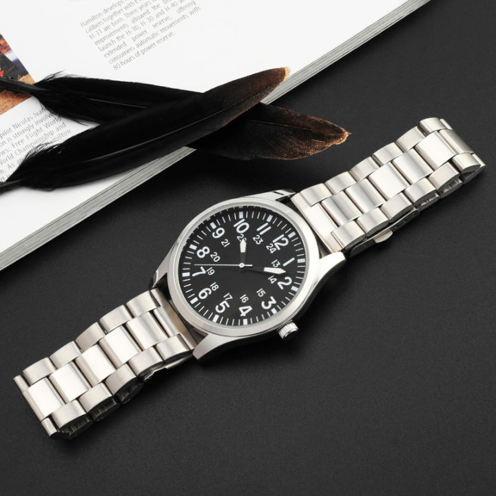 Pilot%20Style%20Watch%20Arabic%20Numbers%20Easy%20Reading%20Metal%20Strap%20-%20Image%205