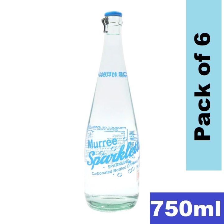 Murree Sparkletts Carbonated Drinking Water 750ml x Pack of 6