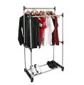 Cloth hanging stand - Double Pole  Floor Cloth Hanger - Cloth Drying Rack. 