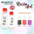 Epoxy Resin Art Imported Crystal Clear Kit (300gms) Ratio 2:1. 