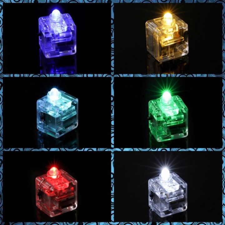 Mini Fish Light Mini Fish Candle Lamp Waterproof Decorative Submersible Mini LED Lights Plastic Square Fish Decorative Lamp Fish