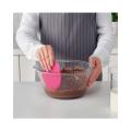 IKEA Bowl scraper, silicone/pink. 