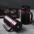 Imported 304 Stainless Steel Thermos Mugs Tea Cup With Handle Lid Tea Filter Insulated Tea Mug Thermos Cup Office Thermoses Hot and Cold Tea Coffee Cup. 