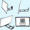 Best Quality Curved Mobile Magnifier Screen Mobile Amplifier Curved Magnifying Glass Eye Protection 3D Screen Amplifier Mobile Phone Magnifying Glass - 12 Inches Size (. 