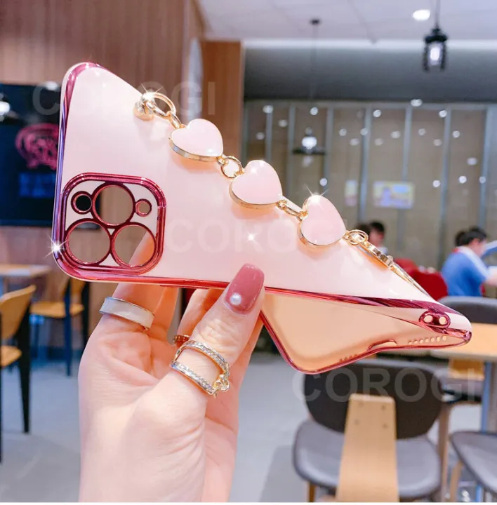 Maitus%20for%20OPPO%20A83%20Back%20Cover%20with%20Love%20Heart%20Bracelet%20Fashion%20Chain%20Plating%20Shiny%20Bling%20Cases%20Soft%20Silicone%20Mobile%20Phone%20Case%20for%20Girls%20Boy%20-%20Image%207