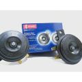DENSO COMPACT DOUBLE HORN WITH BUILT IN CUTOUT 12V 4AMP 111DB FOR MOTORBIKE AND CARS \ LOUD HORN DENSO ORIGINAL 12V 4AMP 111DB FOR MOTORCYCLE AND CARS. 