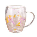 Double Wall Glass Mug | Tea and Coffee Cup for Hot Beverages | Coffee Mugs for Coffee Cappuccinos | Partner gift | Birthday gift. 