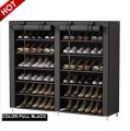 multi layers Shoe Racks portable for 20 to 36  pairs washable cloth cover , 12mm steel pipes  shoe cabinet Storage. 