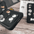 VIVO V29 Cute 3D Briquette m&m icons Coffee mobile back cover shock proof silicon phone case. 
