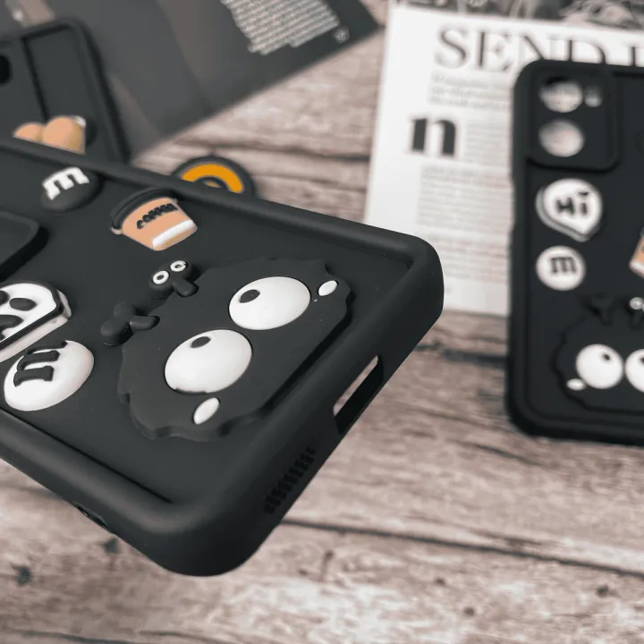 VIVO%20V29%20Cute%203D%20Briquette%20m&m%20icons%20Coffee%20mobile%20back%20cover%20shock%20proof%20silicon%20phone%20case%20-%20Image%202