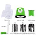 Vegetable Slicer and Cutting Manual Machine | Multifunctional Kitchen Machine | 6 in 1 Vegetable Cutter Machine For Potato Onion Carrot Manual Cutting Machine | Drum Grater  Manual Vegetable Cutter Slicer Kitchen. 