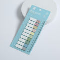 RHS Online 200 Sheets 10 Colors Transparent Morandi Combination PET Sticky Notes Set Memo Pad Lable Sticker Bookmarks Notepad Sticky Index. 