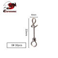 KESFISHING 30pcs Quick Lock Snap Fishing Connector Fishhook Lures Tackle Pesca Fishing Accessories. 