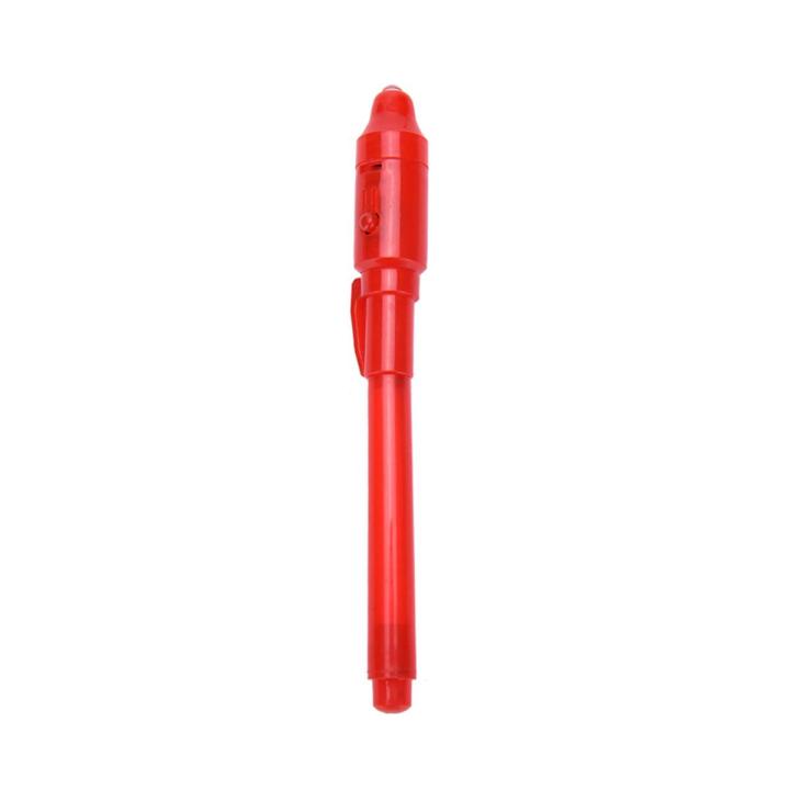 UV Light Pen Invisible Ink Security Marker Pen With Ultra Violet LED Blacklight,