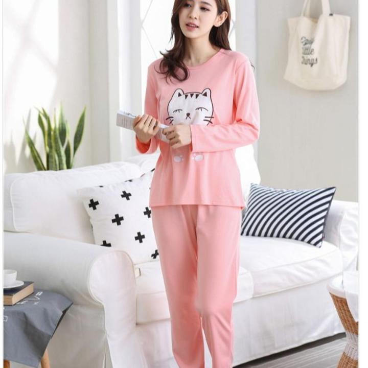 Pink Miyaoo Printed Night Suit For Women