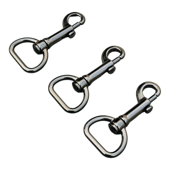 3-PACK SWIVEL SNAP HOOKS – SMALL STAINLESS STEEL SPRING CLIPS FOR DOG ...