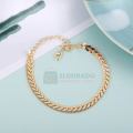 Pack of 2 Imported Anklet for Women - Fishbone Chain Payal for Girls Simple - Payal For Girls Gold - Simple Payals For Girls - Ladies Payals - Chain Ankelets for Girls - Beautiful Payals - Anklets For Women. 
