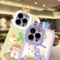 ZeroQiQi for Infinix Hot 30 Play Back Cover Flower Girl Monster Lens Phone Case Thin Soft Drop Resistant Protective Cover. 