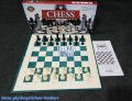 Classic Chess Board Game Large Size Thick Laminated Board 18 x 18 Inches Large Chess Pieces. 