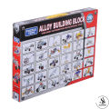 Alloy Mechanics New Special Edition Building Blocks Construction Set - 30 Models Mechanics Tool Vehicles Metal Building Set - 242 Pieces Silver Mechano Building Blocks - Multicolor. 
