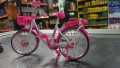 Model Wear Alloy Model knick - Mini Model Alloy Biycle Diecast Pink Finger City Bike With Shock-absorbing Adult Simulation Collection Gifts Toys for boys and girls  Bicycle Model Toy for Kids. 