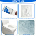 30 pcs Disposable Toilet Seat Covers ll Thick Flushable Toilet Seat Covers Disposable for Portable Travel Public Restrooms. 
