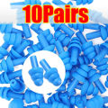 Reusable Silicone Swimming Ear Plugs Sound Insulation Ear Protection Earplugs Sleeping Anti-Noise Soft Noise Reduction Plugs. 