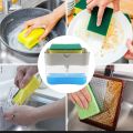 Soap Pump Dispenser and Sponge Holder for Kitchen Sink Dish Washing Soap dispenser. 