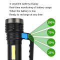 TG-TZ01601 20W Outdoor Search Lights Household Strong Light Flashlight Rechargeable Portable Lamp(With Charged Display). 