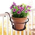 GEP Metal Frame for 7 inches pot in Balcony Railing Grill Hanging. 