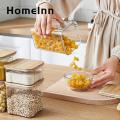 Food Storage Container Food Sealed Jar Set for Kitchen Storage Durable Easy to Clean Containers for Rice Grains 450ml/650ml/900ml Sizes Available Practical Food Storage Jar. 
