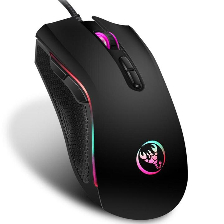 1200 1600 2400 3200DPI Gaming Mouse Adjustable 3200 DPI Optical Sensor 7 RGB Back Lighting Game Mice For Computer Laptop PC