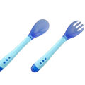 29. Baby's Choice Temperature Sensing Spoon And Fork Set. 