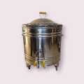 4 Roti Baking Gas Tandoor Baby Size Cake, Roast Chicken, Steam and Premium Original Steel Home Appliances | Gauge & Outside (24), inside (22).. 