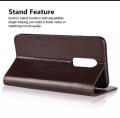 OnePlus 6 Rich Boss Synthetic Leather Flip Cover. 